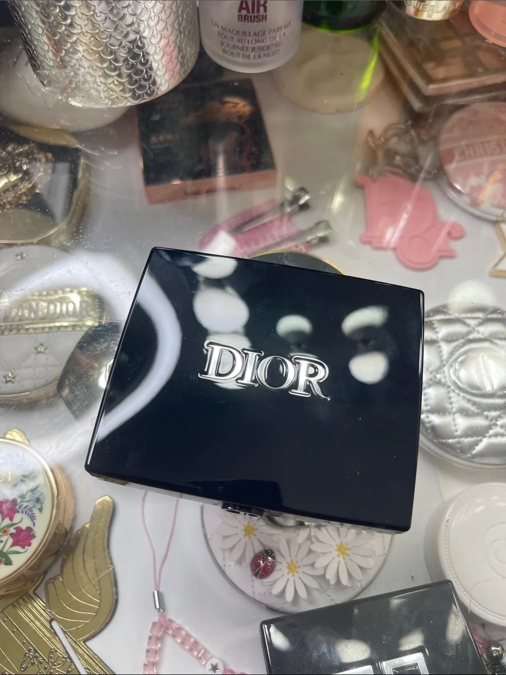 Dior coral riviera eyeshadow palette